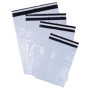 Sacs d'expédition en plastique blanc - Lot de 100 - 31 x 42 cm
