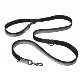 Laisse Double HALTI - Laisse Éducative Réfléchissante pour Chien, Longueur Réglable, Confort Optimal