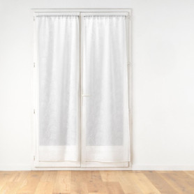 Paire de Rideaux Brodés Edenia Blanc 2 x 70 x 240 cm