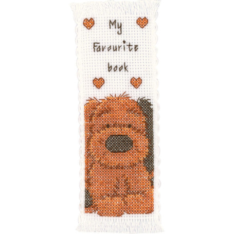 Kit de Broderie Marque-Page Popcorn Biscuit Vervaco