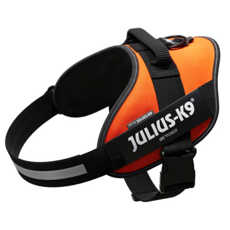 Harnais IDC Power Julius K-9 pour Chien - Taille 2, Orange Fluo