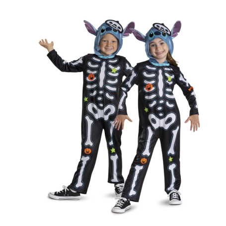 Costume Enfant Skeleton Stitch - Déguisement Officiel Disney pour Halloween