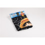 Serviette de Plage One Piece Luffy en Coton Noir - 90x170 cm