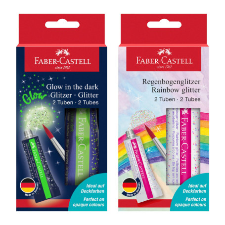 Set de Paillettes Arc-en-Ciel et Glow In The Dark - Faber-Castell