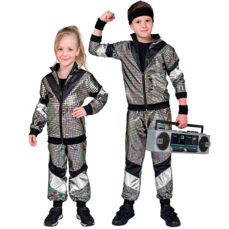 Costume Enfant Années 80 - Survêtement Rétro pour Carnaval