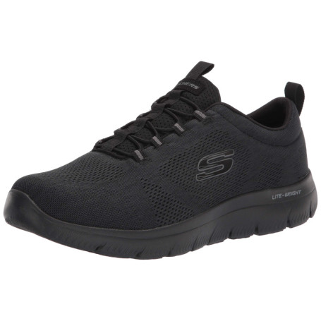 Baskets Skechers Summits Louvin pour Homme - Confort Noir