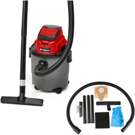 Aspirateur sans fil Einhell TC-VC 18/15 Li-Solo pour eaux et poussières