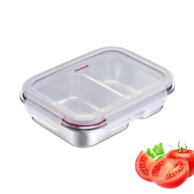 Boîte à lunch en acier inoxydable Westmark - Étanche et micro-ondable