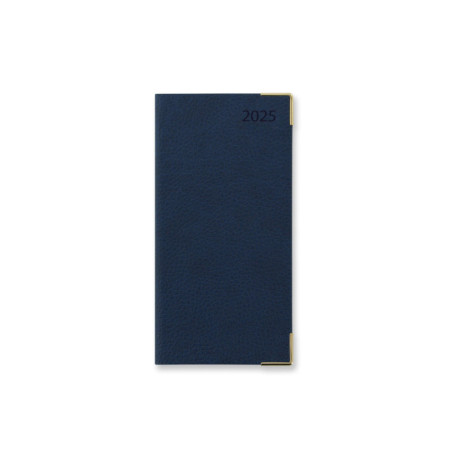 Agenda Semainier 2025 Letts Connoisseur Bleu avec Couverture Texturée