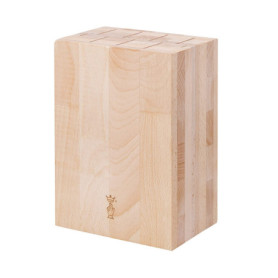 Bloc de Rangement Élégant pour Couteaux en Bois de Hêtre - Opinel