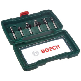 Ensemble de Fraises au Carbure Bosch - 6 Pièces pour Défonceuse
