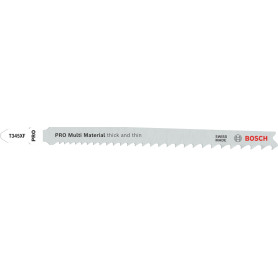 Pack de 25 Lames de Scie Sauteuse Bosch PRO Multi Matériaux T345XF