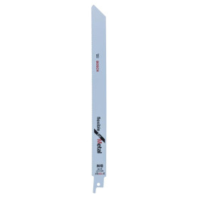 Lames de Scie Sabre Bosch S 1122 EF - Lot de 2 pour Découpe Métal