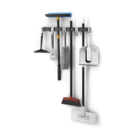 Metaltex Lot de 2 Porte-Balais avec Crochets Pratiques