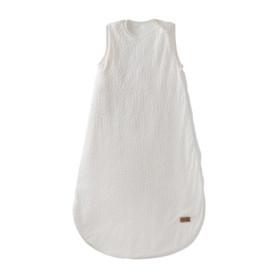 Gigoteuse Écru Sans Manches en Coton Bio - Seashells Oyster 9-18 Mois