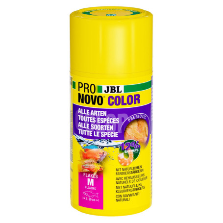 JBL ProNovo Color Flakes pour Poissons d'Aquarium - 100ml