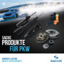 Amortisseur Avant SACHS 315 295 pour Renault Megane III 3/5 Portes