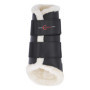 Guêtres de Dressage Fleece Avant pour Cheval Cob - Protection Confort Noir