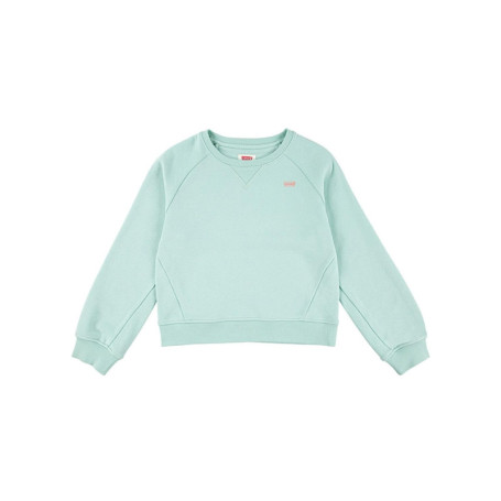 Sweatshirt Fille LEVI'S Celadon - Modèle Fw-Crew 2-8 Ans