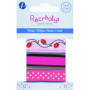 Rubans Assortis en Coton Rose Fuchsia - 1 m - Récréatys