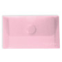 Lot de 5 Enveloppes en Plastique Grafoplás avec Fermeture Velcro - Rose Clair