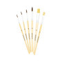 Lot de 6 pinceaux K3T en poils naturels pour beaux-arts
