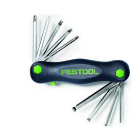 Outil Multifonction Festool Toolie avec 9 Clés Hexagonales