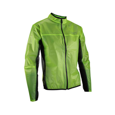 Veste de pluie Leatt RaceCover - Vert citron - Taille XL