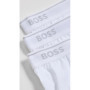 Lot de 3 Boxers Longs BOSS en Coton Stretch - Blanc Brillant