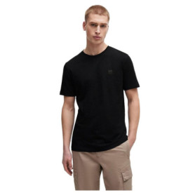T-Shirt en Jersey de Coton BOSS pour Hommes avec Patch Logo