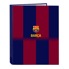 Classeur Safta F.C. Barcelona 25/26 - 4 Anneaux, Bleu/Grenat