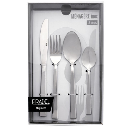 Ménagère Inox 16 Pièces Pradel Heritage - Élégance et Qualité