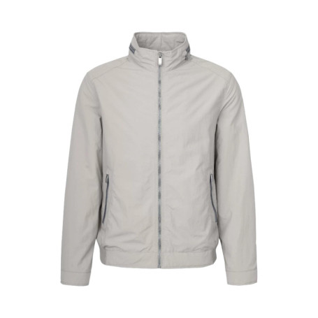 Blouson Écru Bugatti avec Col Montant et Poches Zippées