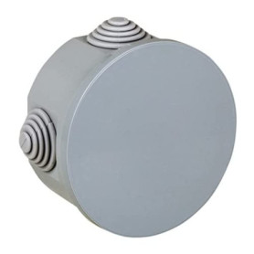 Boîte de Dérivation Ronde Electraline 80 mm IP44 - Gris 4,20 €
