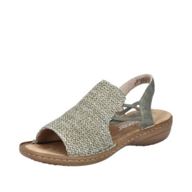 Sandales Rieker Femme à Bride Cheville Vert 60843 - Confort et Élégance 62,06 €