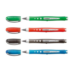 Lot de 3 Stylos Roller STABILO Worker 0,5 mm Bleu