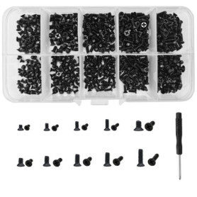 Lot de 600 vis M2 M2,5 M3 avec tournevis pour ordinateur portable