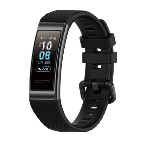 Bracelet de Remplacement Noir pour Huawei Band 3/3 Pro/4 Pro en TPU