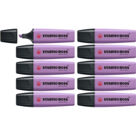 Surligneur STABILO BOSS ORIGINAL NatureCOLORS Wildflower - Lot de 10 Teintes Florales