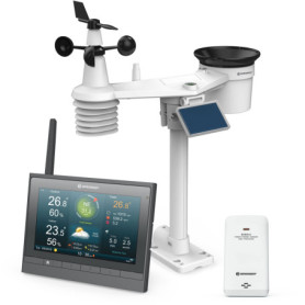 Station Météo BRESSER MeteoChamp HD WiFi 7-en-1 - Gris