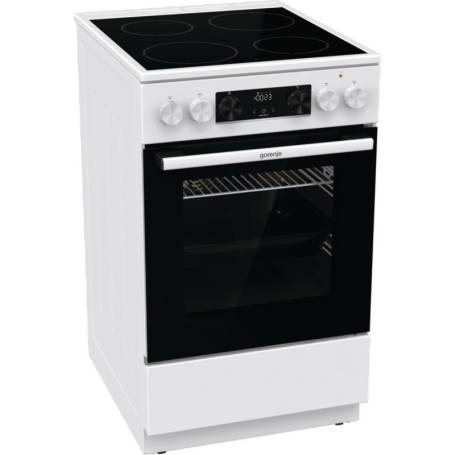 Cuisinière électrique Gorenje GEC5C 41 WG - 50 cm, 70 litres, plaque vitrocéramique
