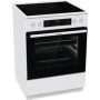 Cuisinière électrique Gorenje GECS6C 70 WPA avec plaque vitrocéramique 60 cm