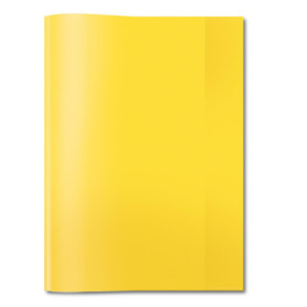 Protège-cahiers A4 HERMA en polypropylène jaune transparent