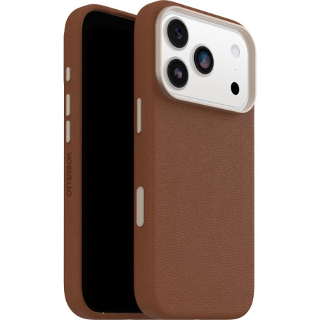 Coque Otterbox Symmetry Cactus Leather pour iPhone 17 Pro - Protection Antichoc Marron