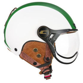 Casque de Ski et Vélo CGM Ebi Adulte Unisexe - Blanc Vert Rouge, Taille M