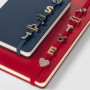 Épingle Personnalisable Moleskine pour Carnets et Agendas - Lettre R en Argent