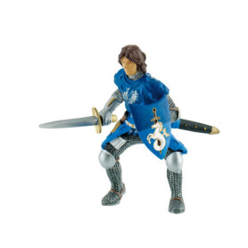 Figurine Chevalier Prince Bullyland avec Épée - Bleu