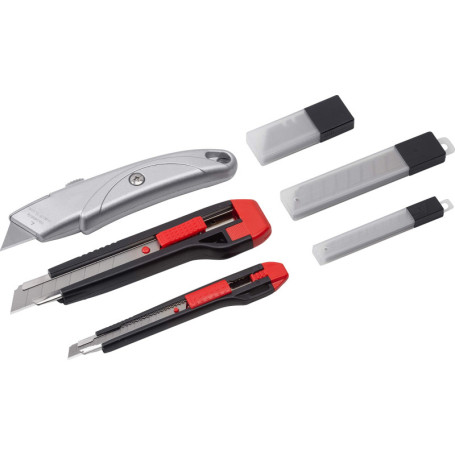 Kit de 33 Couteaux Universels Werkzeyt - Coupe-bordure 18 mm et 9 mm