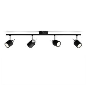 Spot de Montage Philips Meranti Noir 4x35W GU10