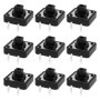 EMSea 50 Interrupteurs Momentanés 12x12mm pour Circuits Électroniques